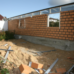 Agrandissement terrasse pour espace de jeu pour enfants Castelnaudary